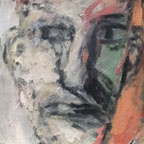 Man with Green Face